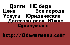 Долги - НЕ беда ! › Цена ­ 1 000 - Все города Услуги » Юридические   . Дагестан респ.,Южно-Сухокумск г.